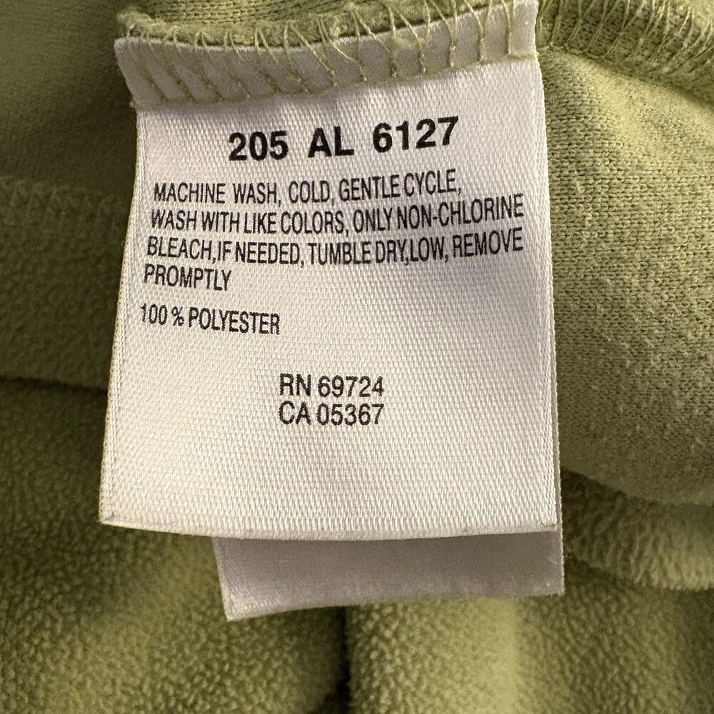Columbia Women's Lime Green Pullover Fleece Turtleneck Size Medium Outdoor - Picture 13 of 13